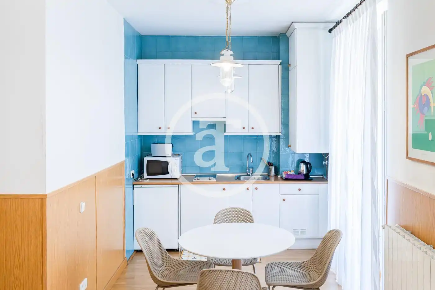 Cocina de Piso de alquiler en Madrid con Aire acondicionado, Calefacción y Amueblado