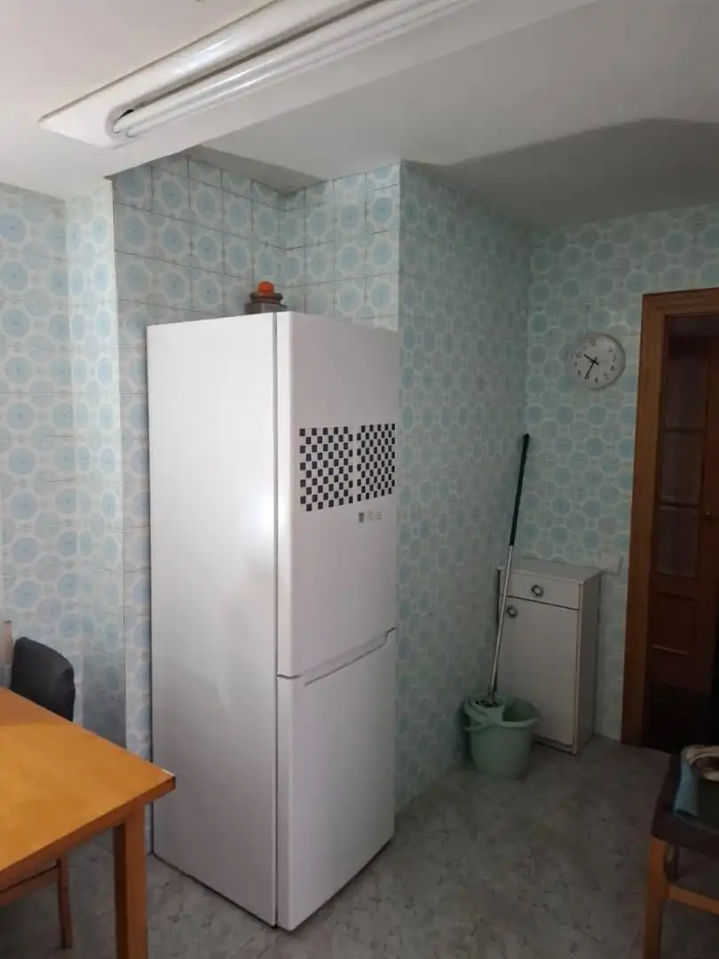 Kitchen of Flat for rent in Valencia  with Air Conditioner, Private garden and Balcony