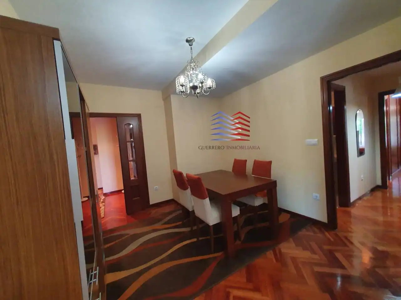 Dining room of Flat for rent in Ourense Capital   with Heating, Parquet flooring and Storage room