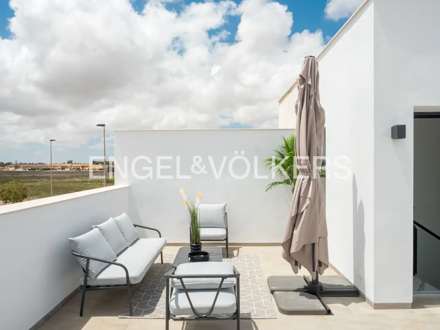 Terraza de Casa o chalet en venta en San Pedro del Pinatar con Aire acondicionado, Calefacción y Jardín privado