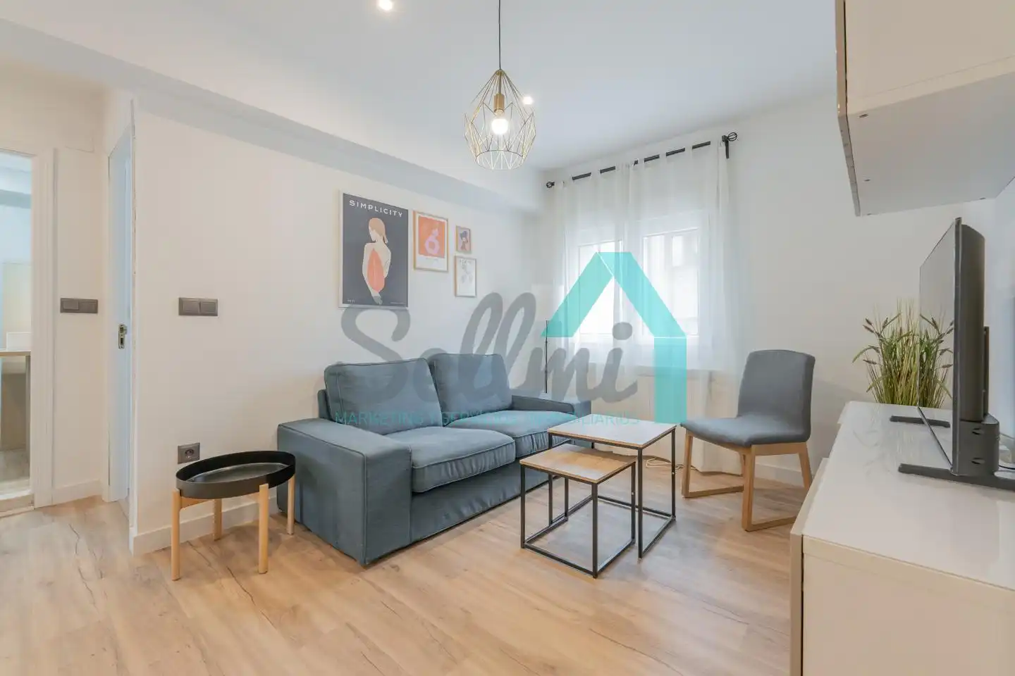 Living room of Flat for share in Oviedo   with Heating, Terrace and Furnished