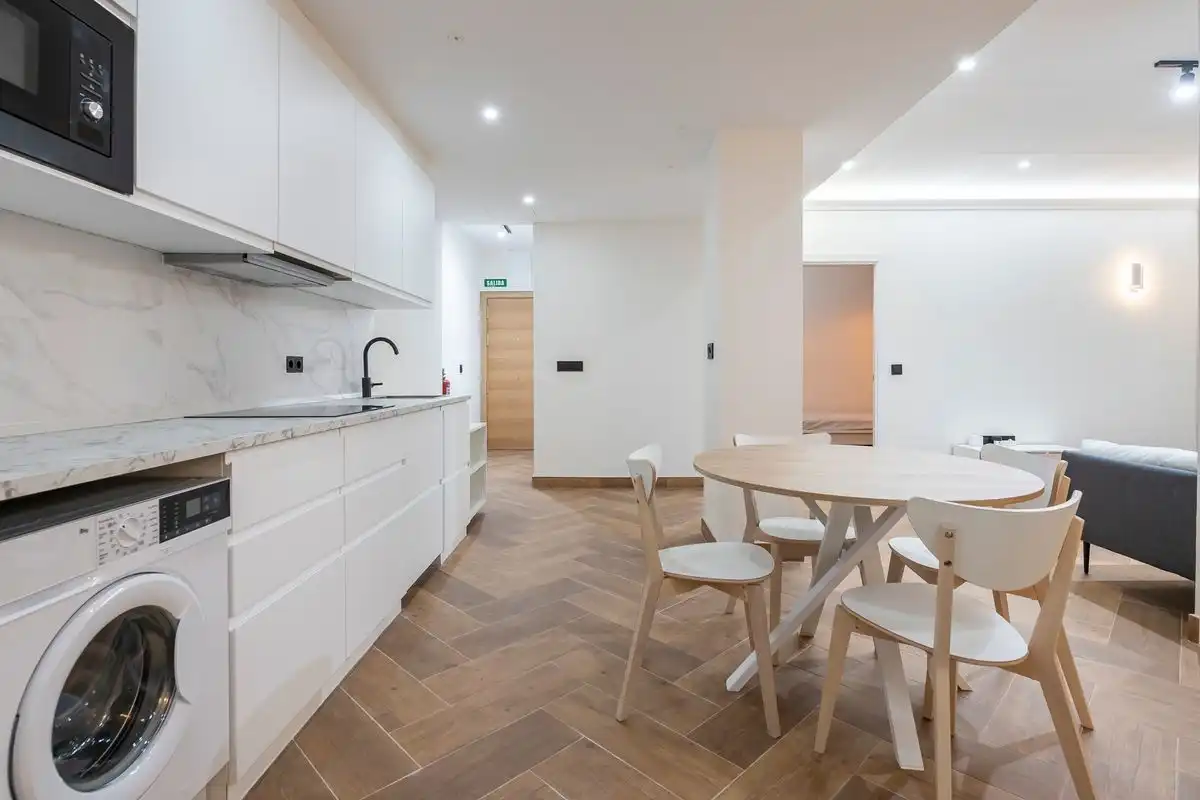 Küche von Loft zum Verkauf in Madrid mit Klimaanlage, Heizung und Möbliert