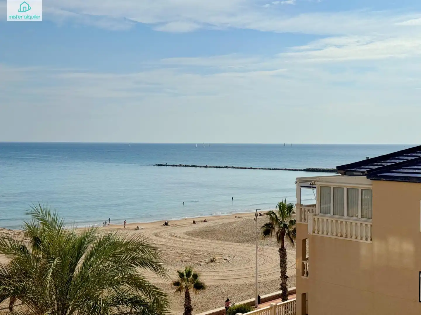 Bedroom of Apartments for rent in El Campello  with Air Conditioner, Terrace and Furnished