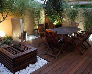 Terrace of Flat for sale in  Barcelona Capital  with Air Conditioner, Heating and Private garden