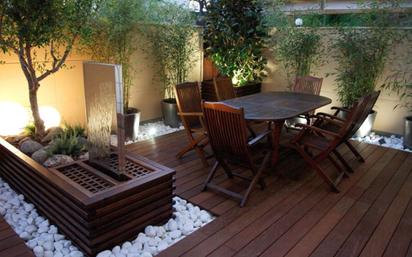 Terrace of Flat for sale in  Barcelona Capital  with Air Conditioner, Heating and Private garden