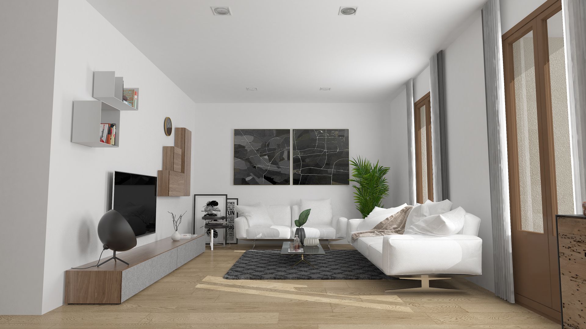 Living room of Duplex for sale in Oiartzun  with Heating, Parquet flooring and Furnished