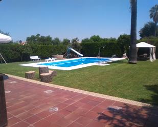 Swimming pool of House or chalet for sale in Alcalá de Guadaira  with Air Conditioner, Private garden and Storage room