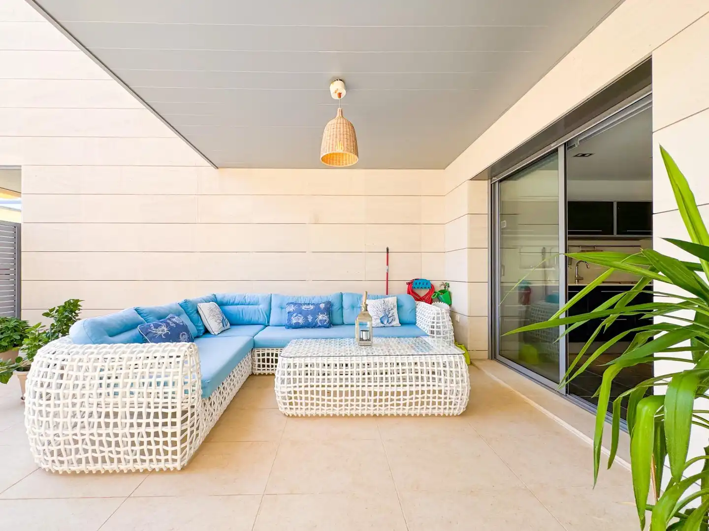 Terraza de Casa o chalet en venta en Torredembarra con Aire acondicionado, Calefacción y Jardín privado