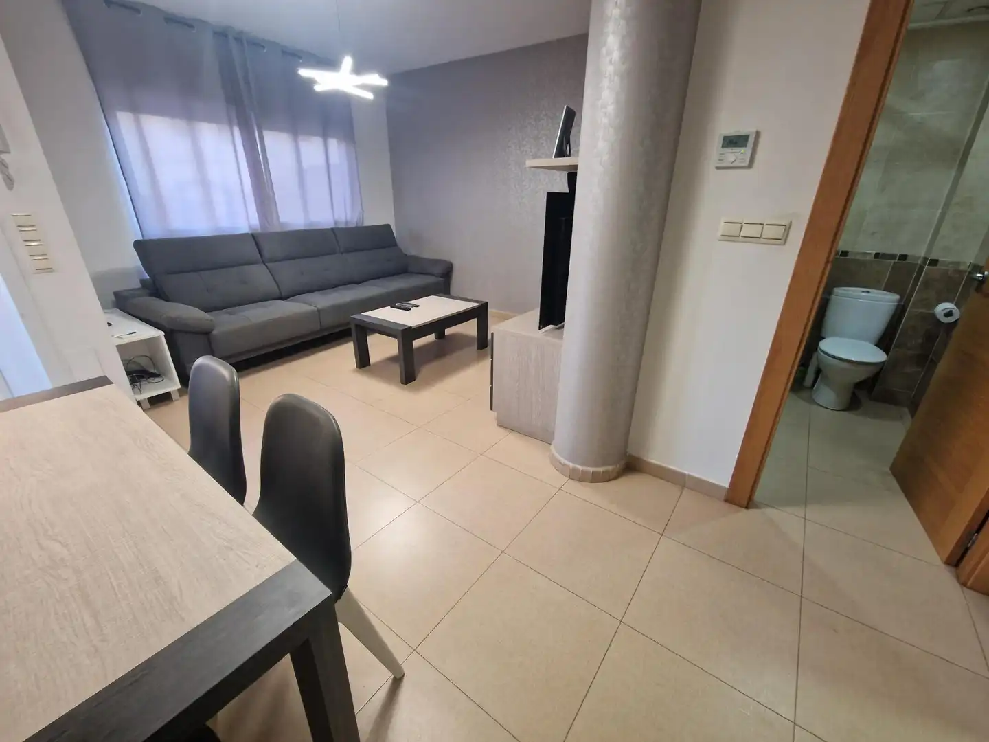 Sala de estar de Casa adosada en venta en Águilas con Aire acondicionado, Jardín privado y Terraza