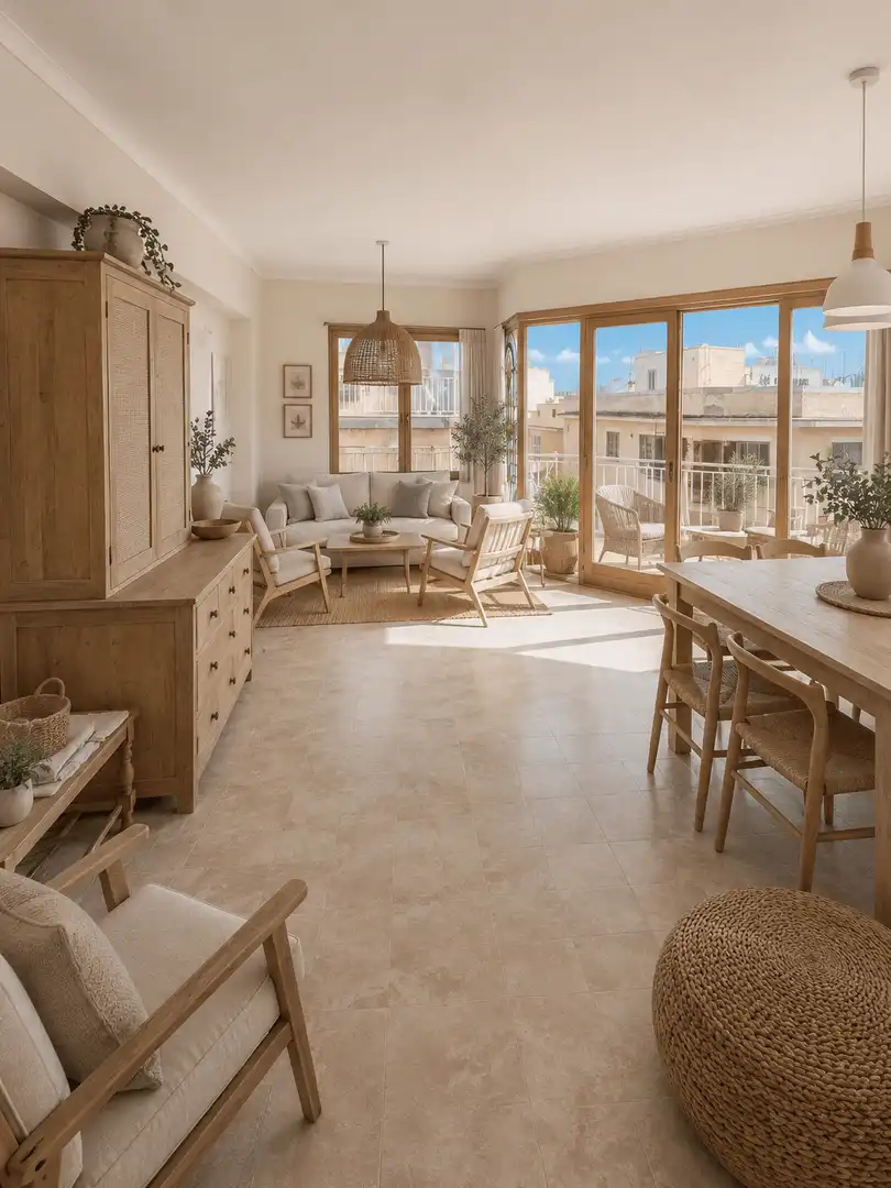 Sala de estar de Apartamento en venta en Manacor con Aire acondicionado, Calefacción y Trastero