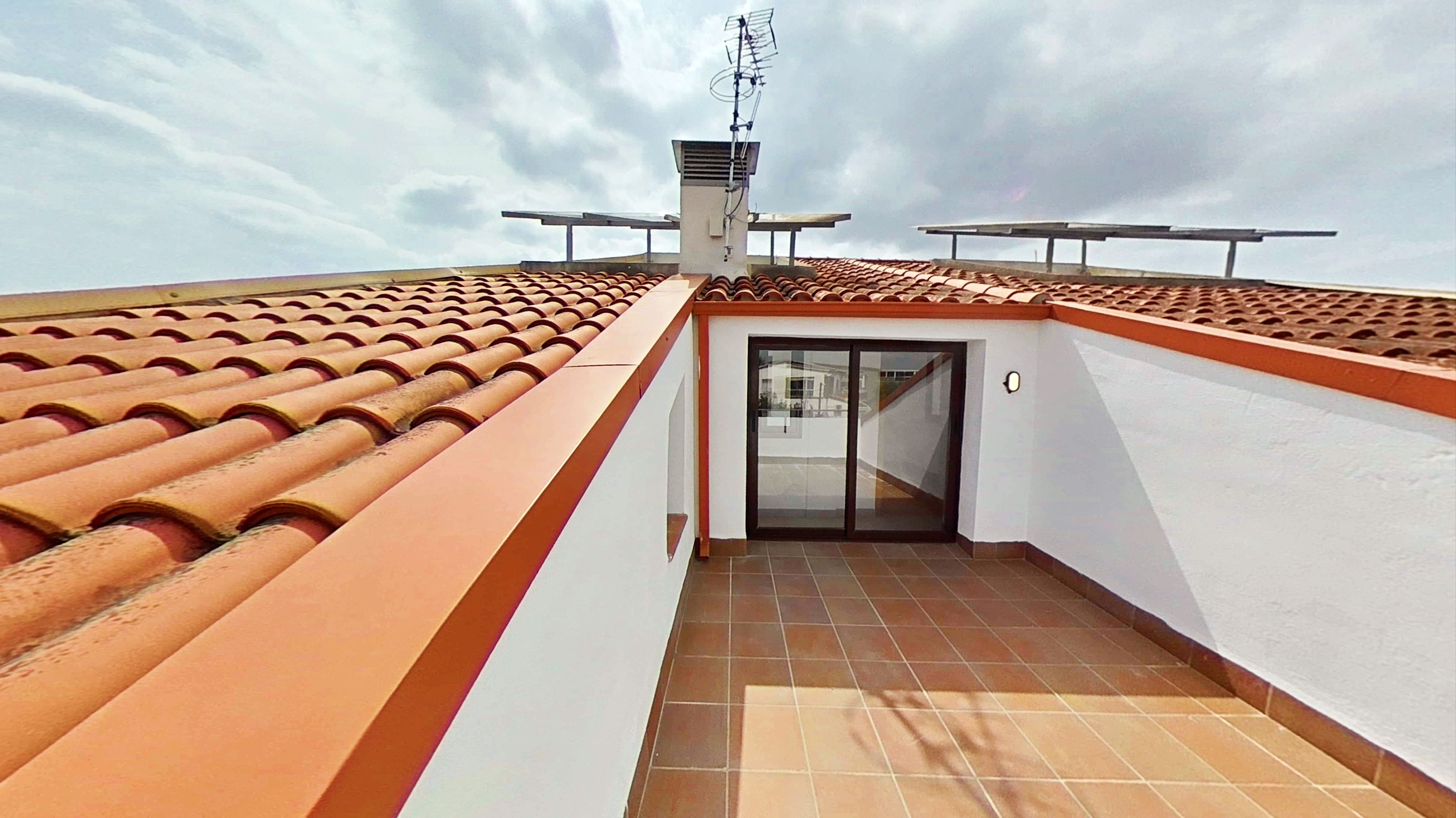 Terrace of Flat for sale in Rubí  with Heating, Terrace and Oven