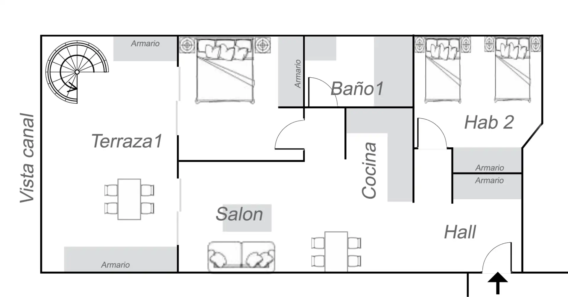 Apartamento en venta en Roses con Aire acondicionado, Calefacción y Terraza