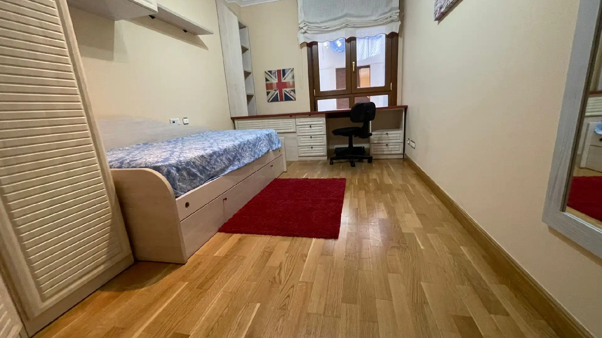 Schlafzimmer von Wohnung zur Miete in Palencia mit Heizung und Möbliert