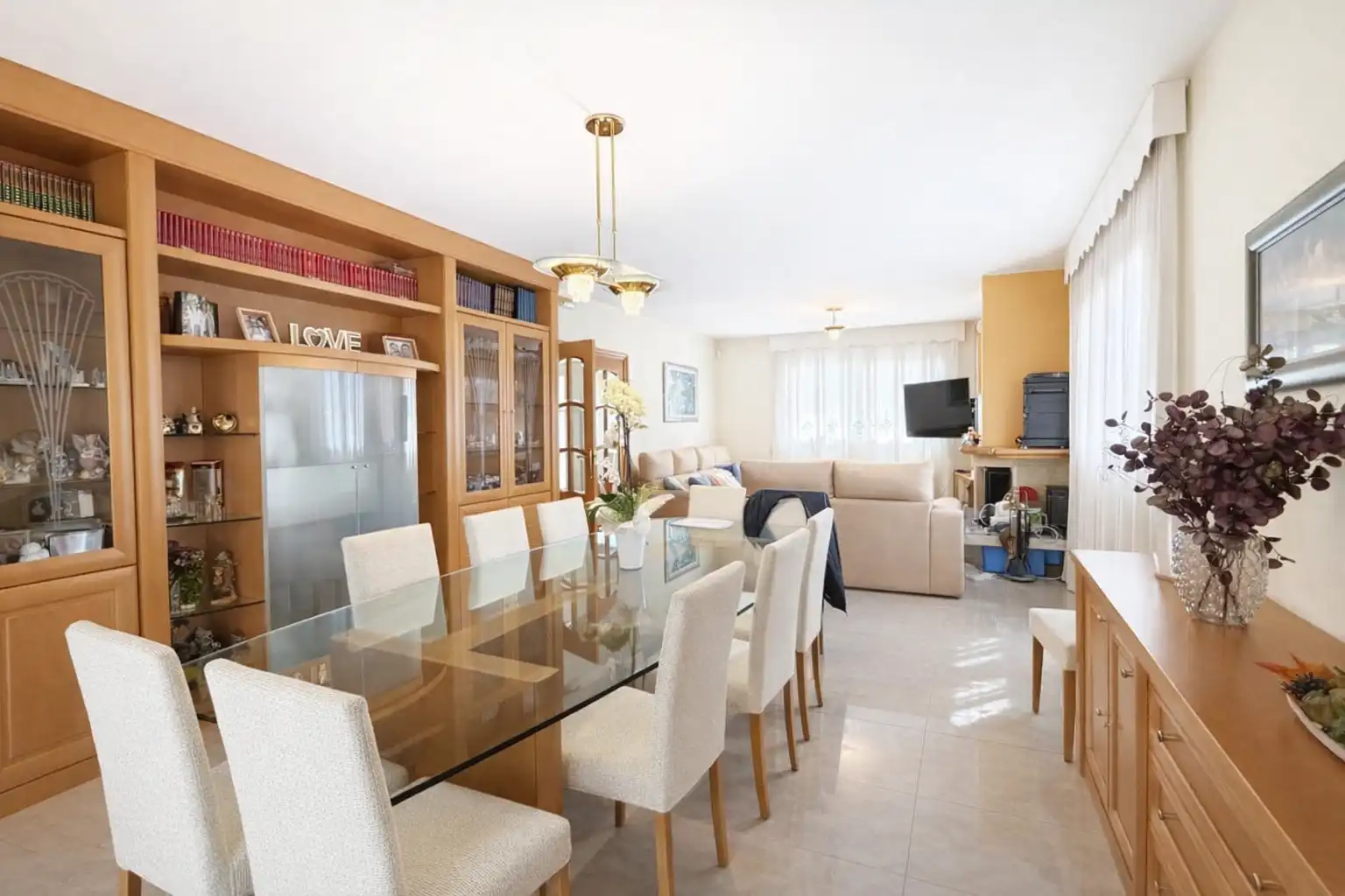 Comedor de Casa o chalet en venta en Vallromanes con Calefacción, Terraza y Piscina