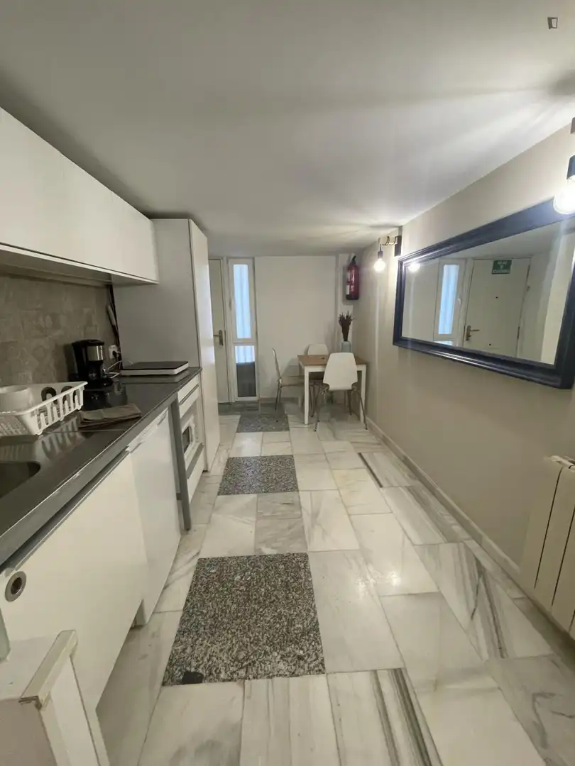 Cocina de Apartamento de alquiler en Madrid con Aire acondicionado, Calefacción y Amueblado