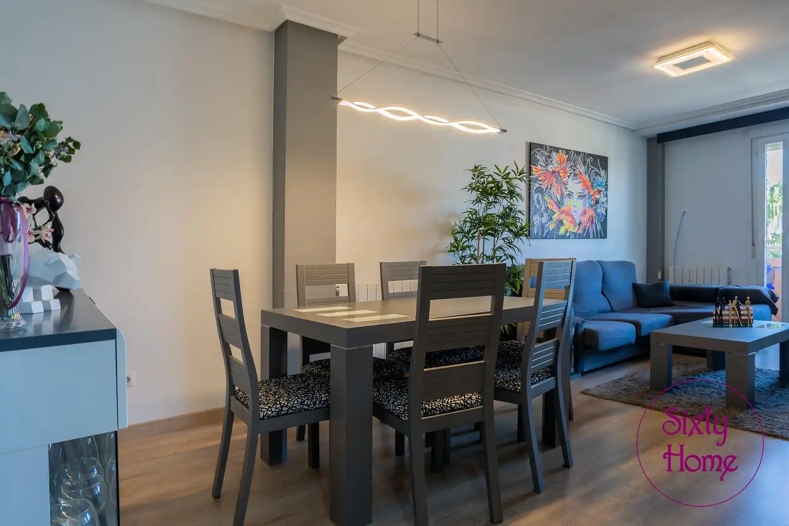 Dining room of Flat for sale in Zaragoza  with Air Conditioner, Heating and Terrace