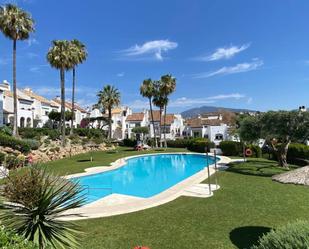 Garden of Single-family semi-detached for sale in Estepona  with Air Conditioner, Terrace and Swimming Pool