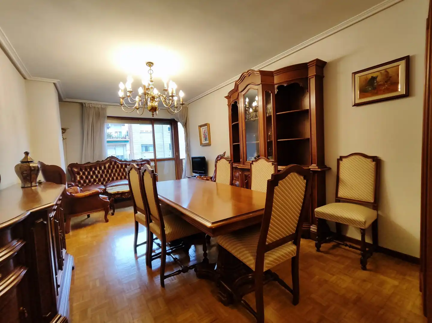 Comedor de Piso en venta en  Logroño con Calefacción, Parquet y Terraza