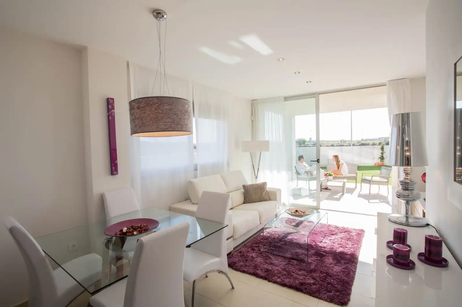 Sala de estar de Apartamento en venta en Cartagena con Aire acondicionado y Terraza