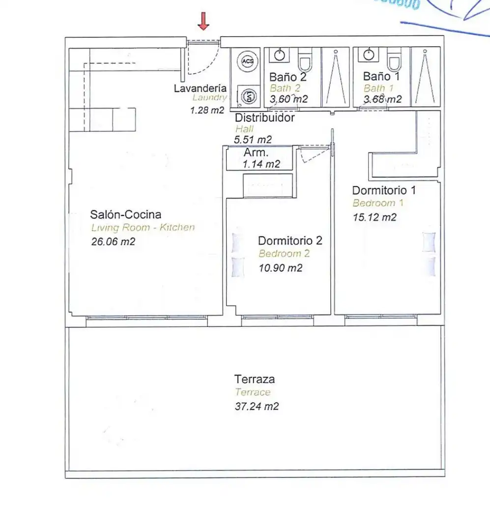Wohnung mit Terrasse zum Verkauf in Balcón de Finestrat - Terra Marina, imagen 25