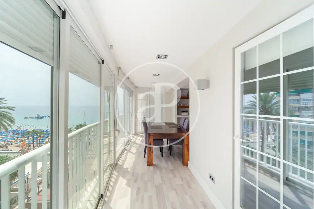 Dining room of Flat for sale in Benidorm  with Heating, Terrace and Furnished