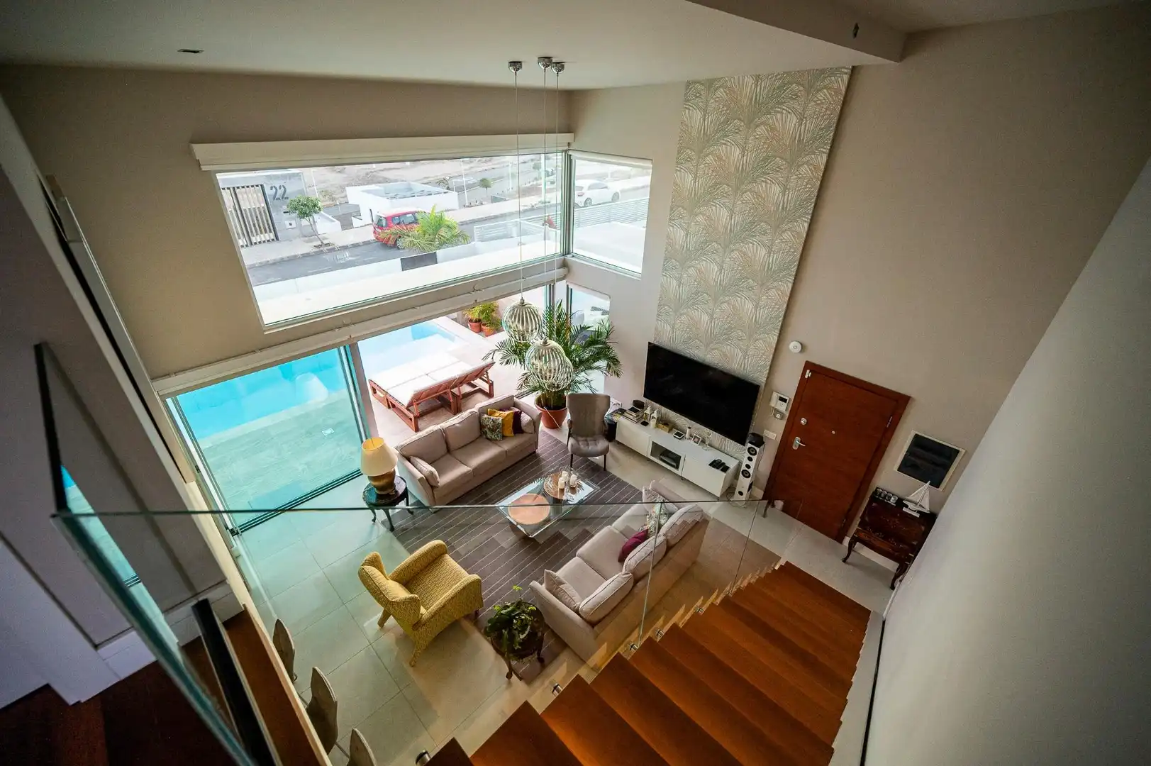 Sala de estar de Casa o chalet en venta en Telde con Aire acondicionado, Calefacción y Jardín privado