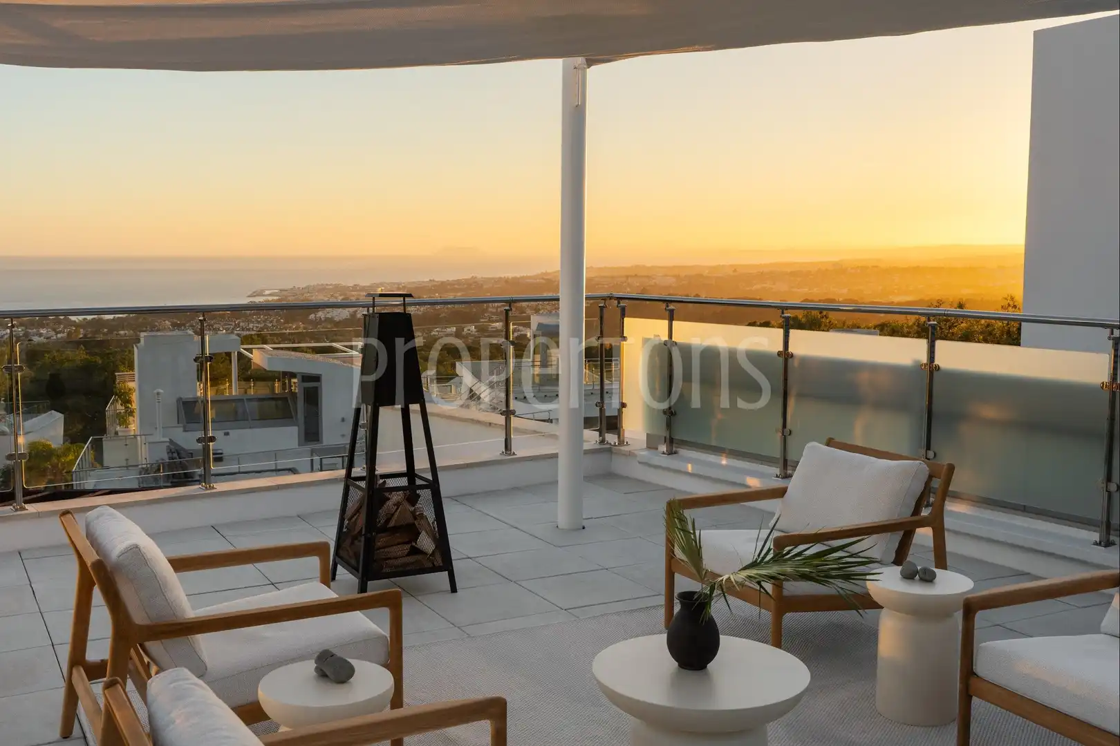 Terraza de Casa o chalet en venta en Málaga