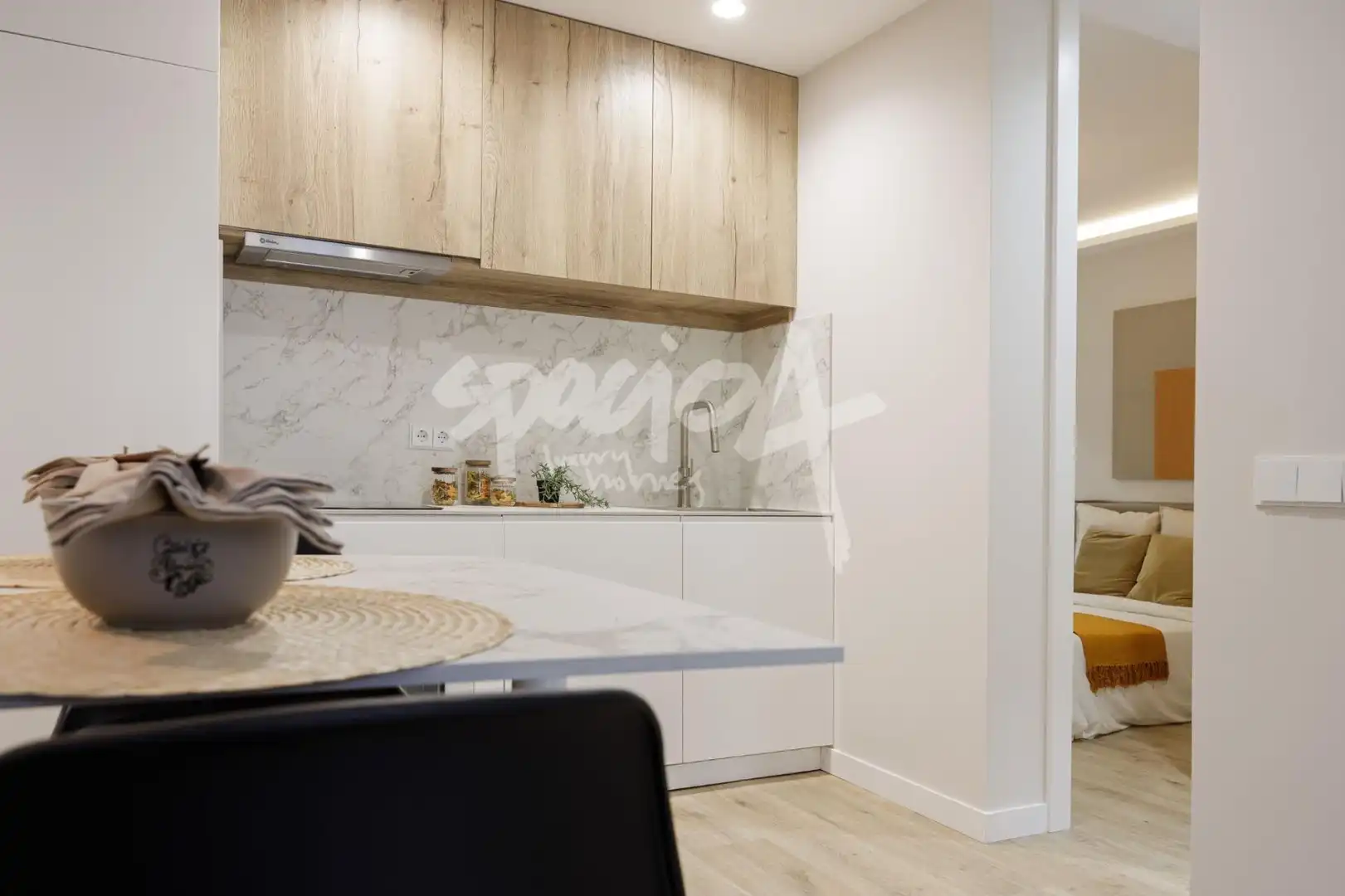Kitchen of Flat for sale in Madrid  with Air Conditioner, Heating and Terrace