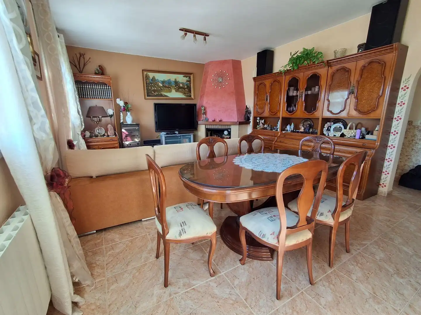 Dining room of Houses for sale in Vidreres  with Heating, Private garden and Swimming Pool