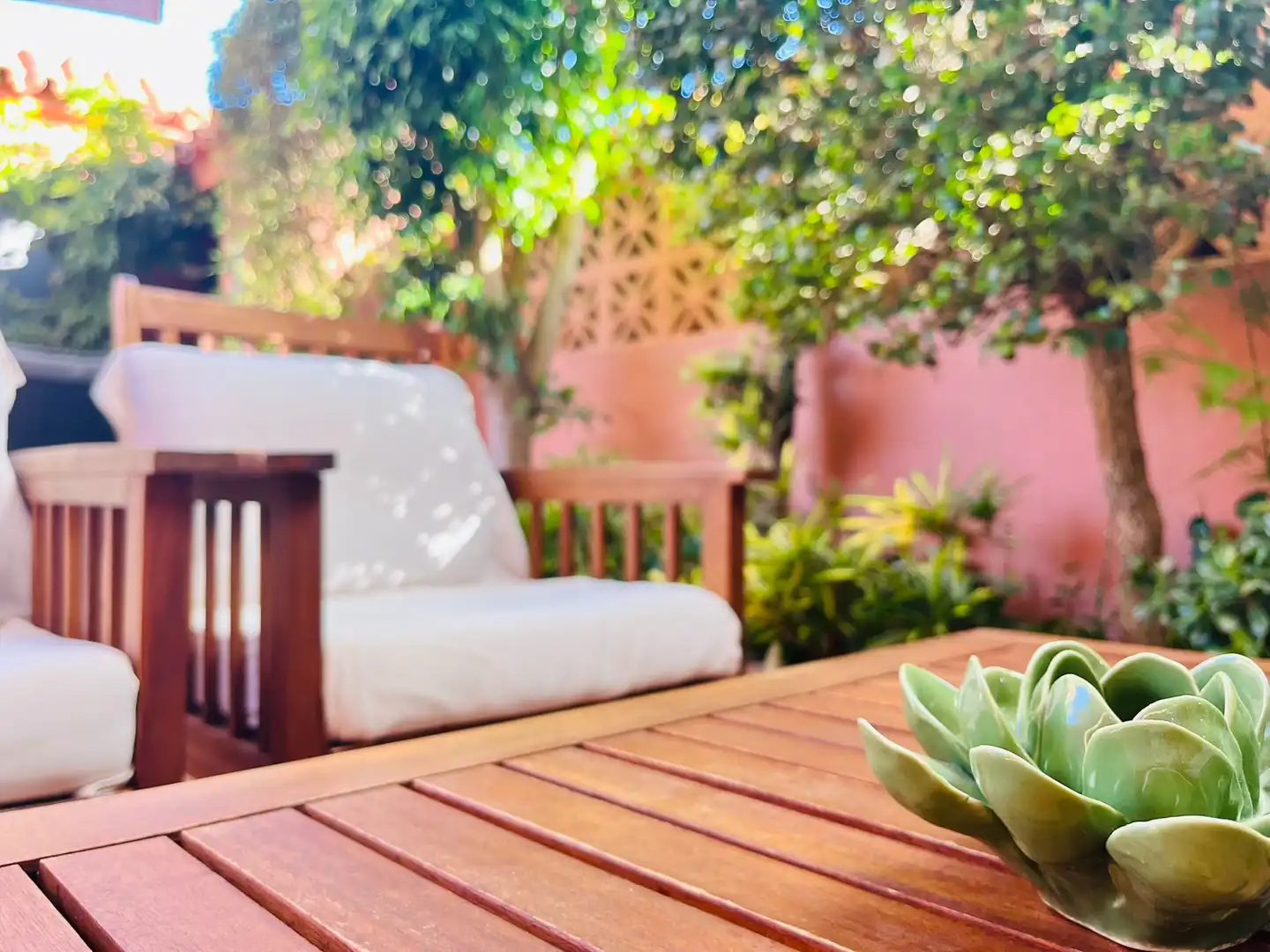 Terraza de Casa o chalet en venta en Fuengirola con Aire acondicionado, Jardín privado y Terraza