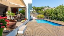 Terrassa de Casa o xalet en venda en Sant Cebrià de Vallalta amb Aire condicionat, Calefacció i Jardí privat
