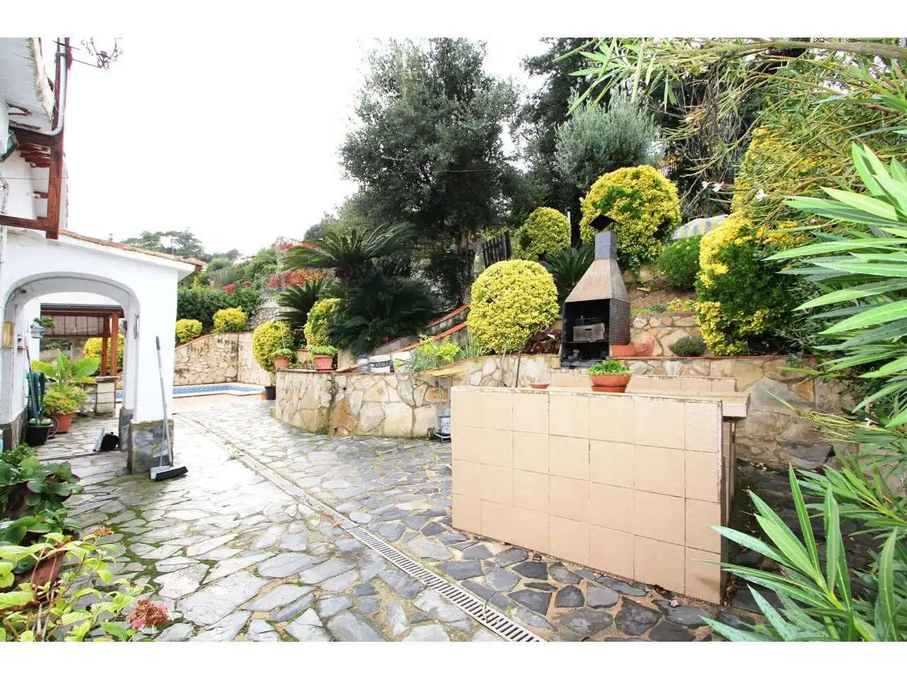 Jardí de Casa o xalet en venda en Lloret de Mar amb Calefacció, Jardí privat i Terrassa