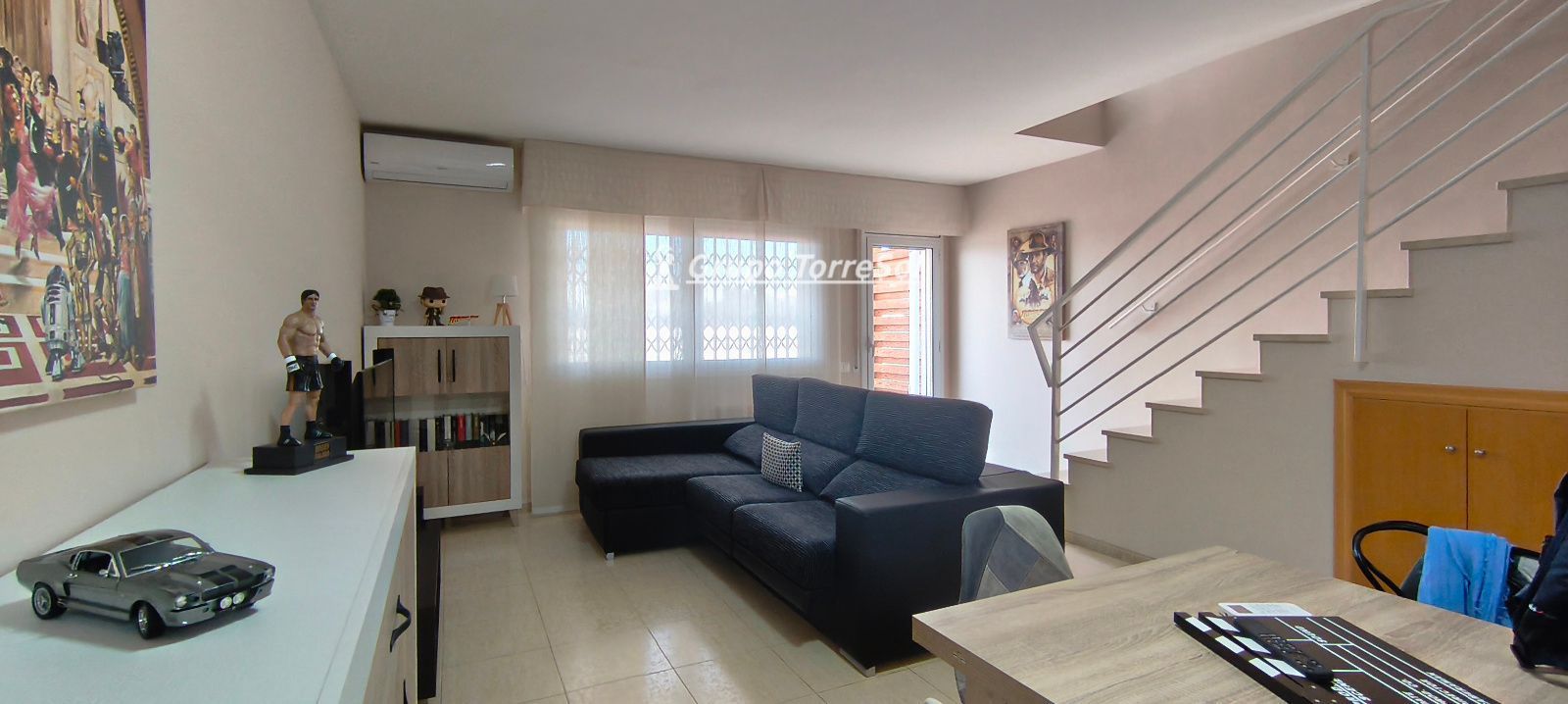 Living room of Single-family semi-detached for sale in Banyeres del Penedès  with Air Conditioner, Heating and Terrace