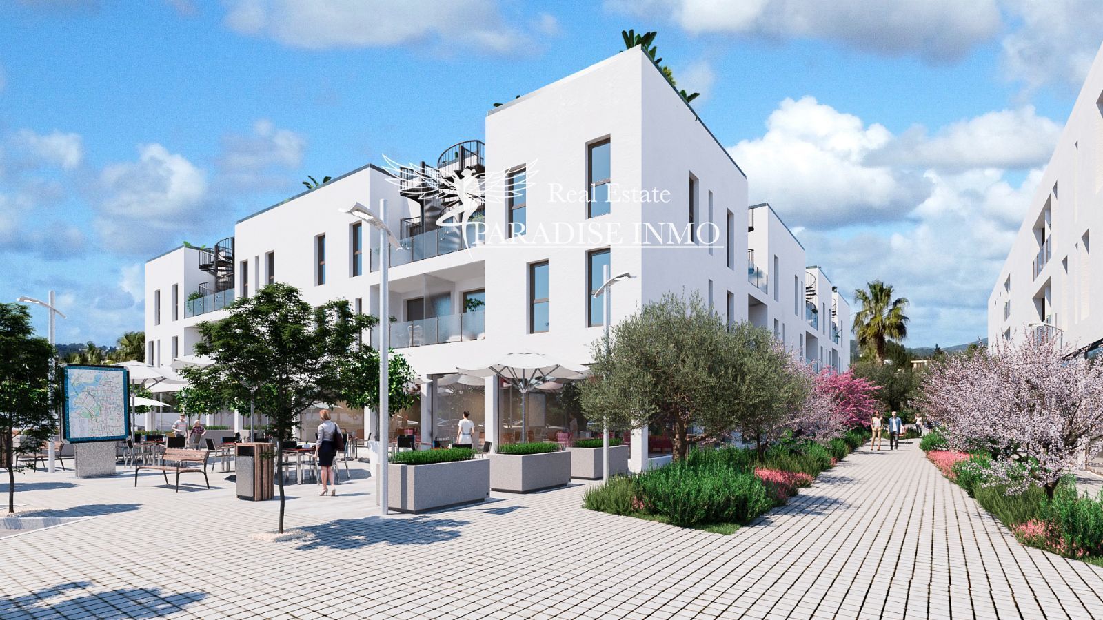 Exterior view of Flat for sale in Santa Eulària des Riu  with Air Conditioner, Heating and Terrace