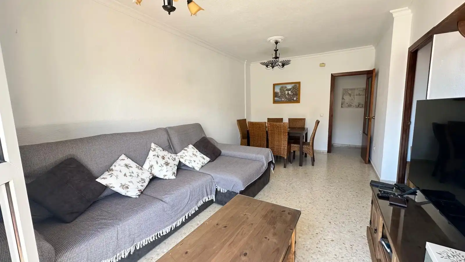 Living room of Flat for sale in La Línea de la Concepción  with Terrace and Balcony