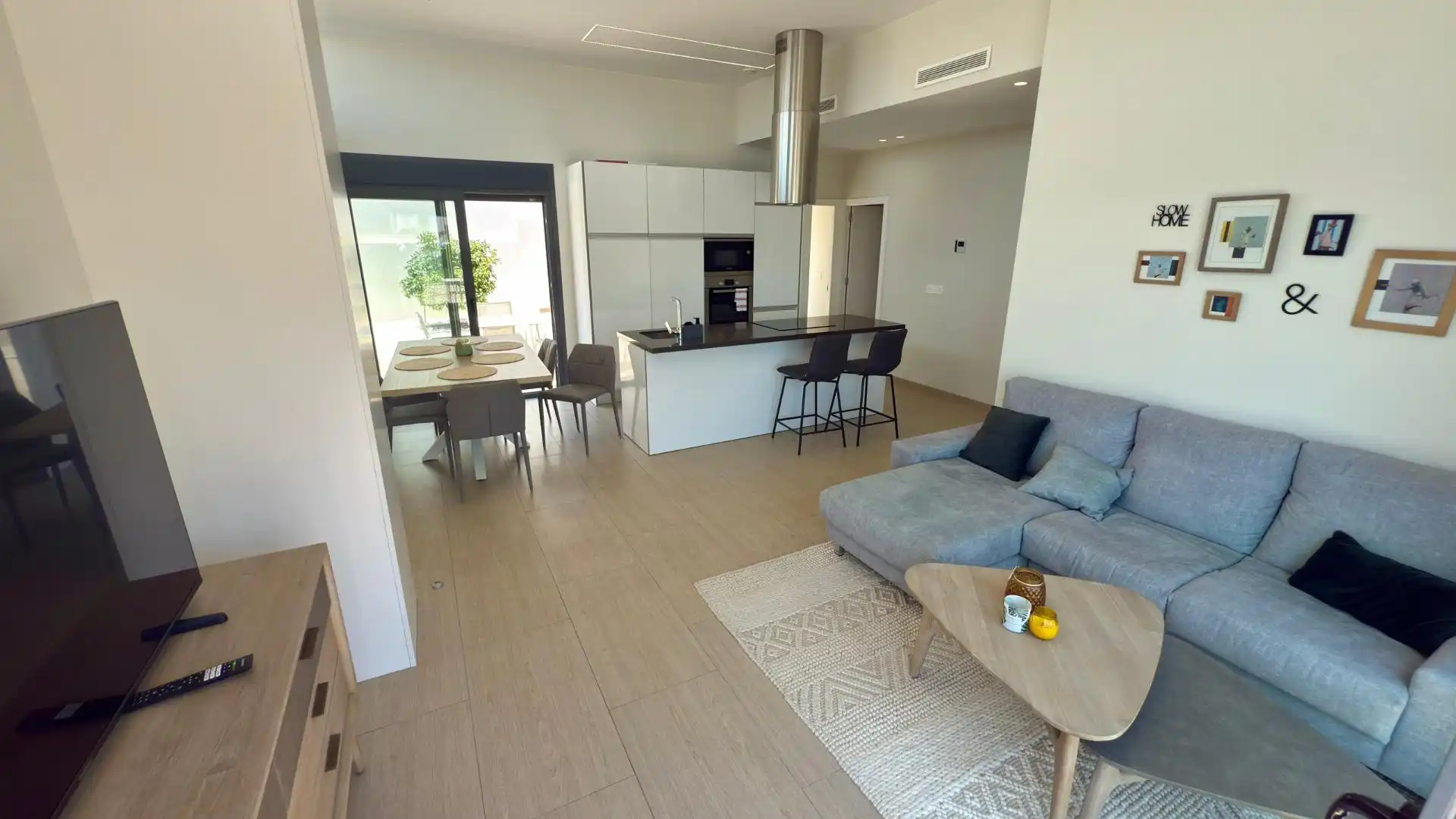 Sala de estar de Casa o chalet de alquiler en Finestrat con Terraza