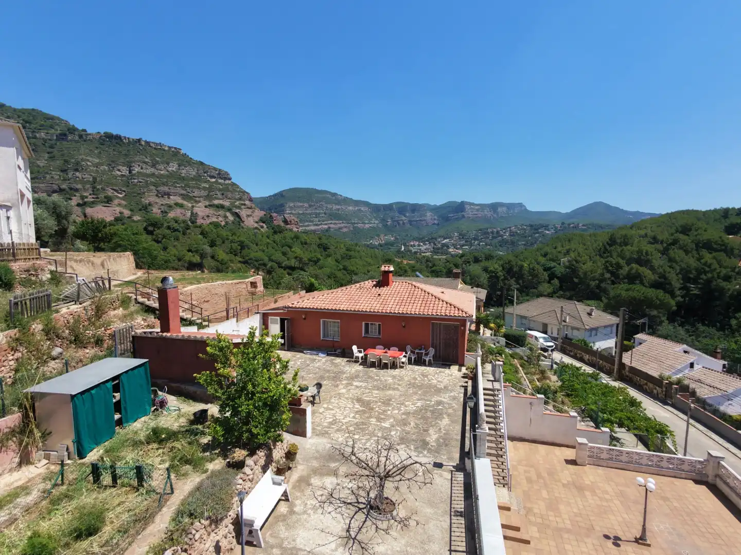Exterior view of Houses for sale in Bigues i Riells del Fai  with Heating, Private garden and Terrace