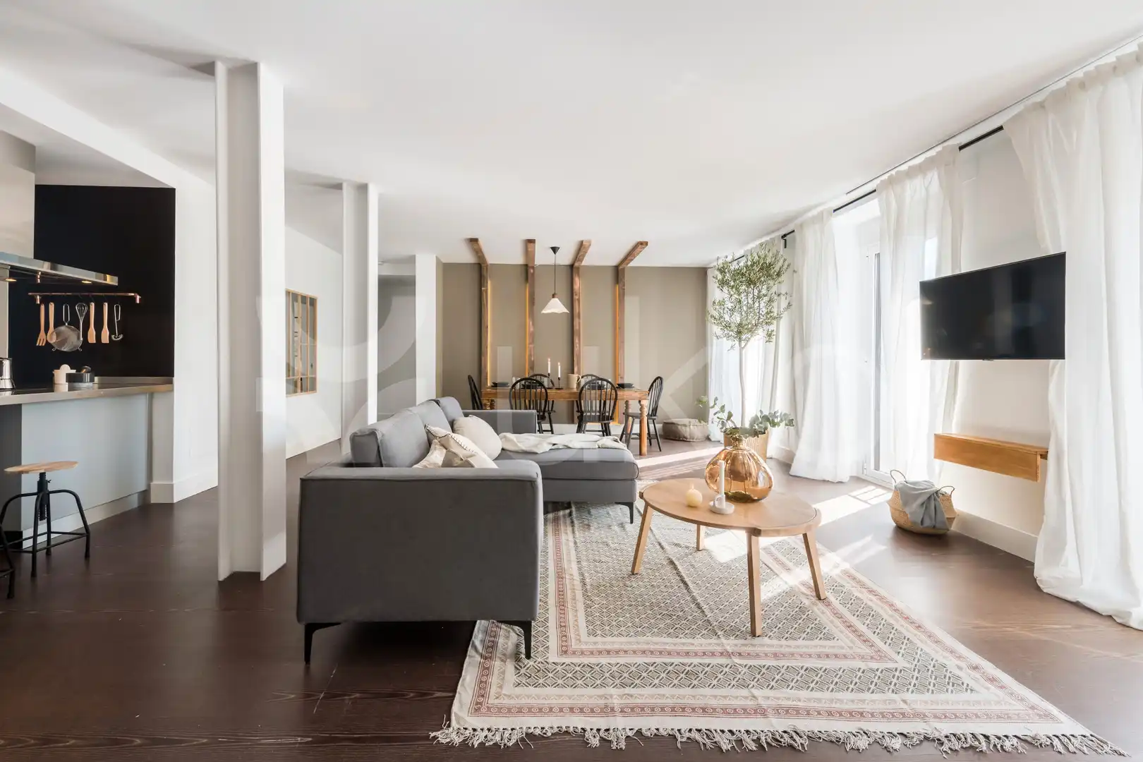 Apartment mit Terrasse zur Miete in Calle de San Bernardo, imagen 3