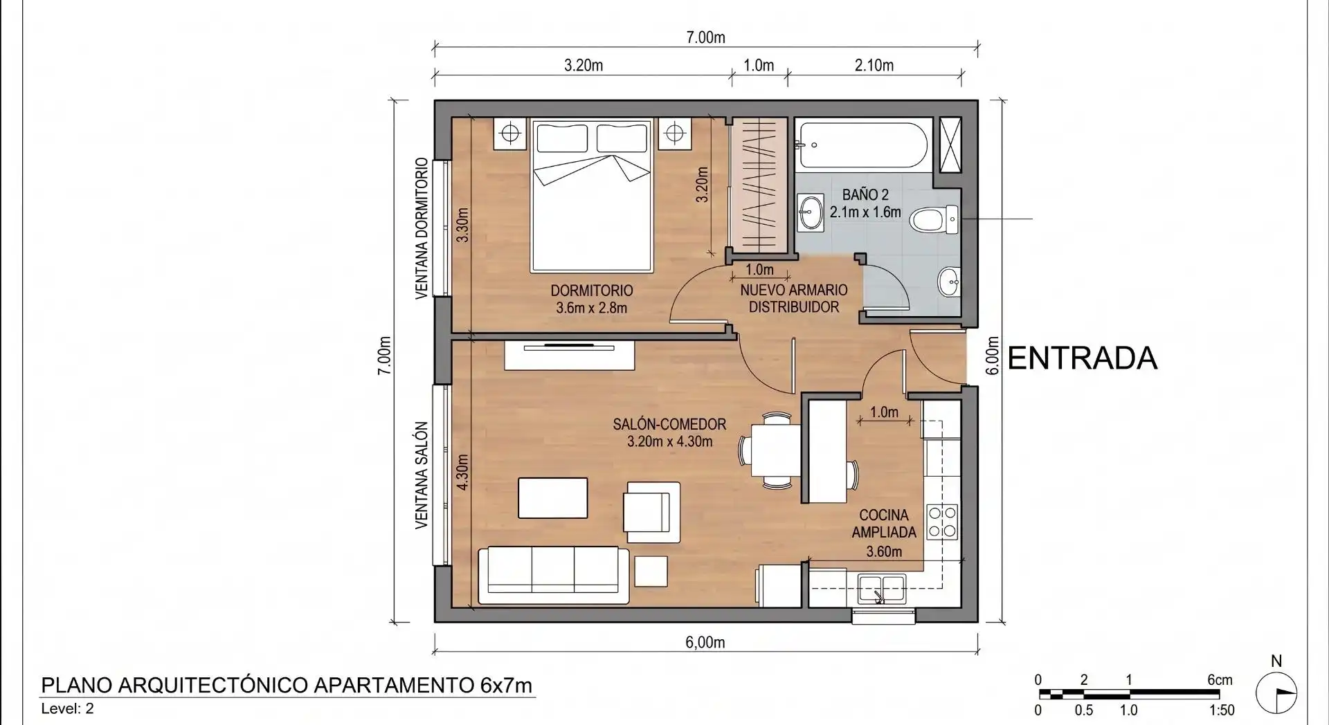 Apartamento de alquiler en Madrid con Aire acondicionado y Parquet