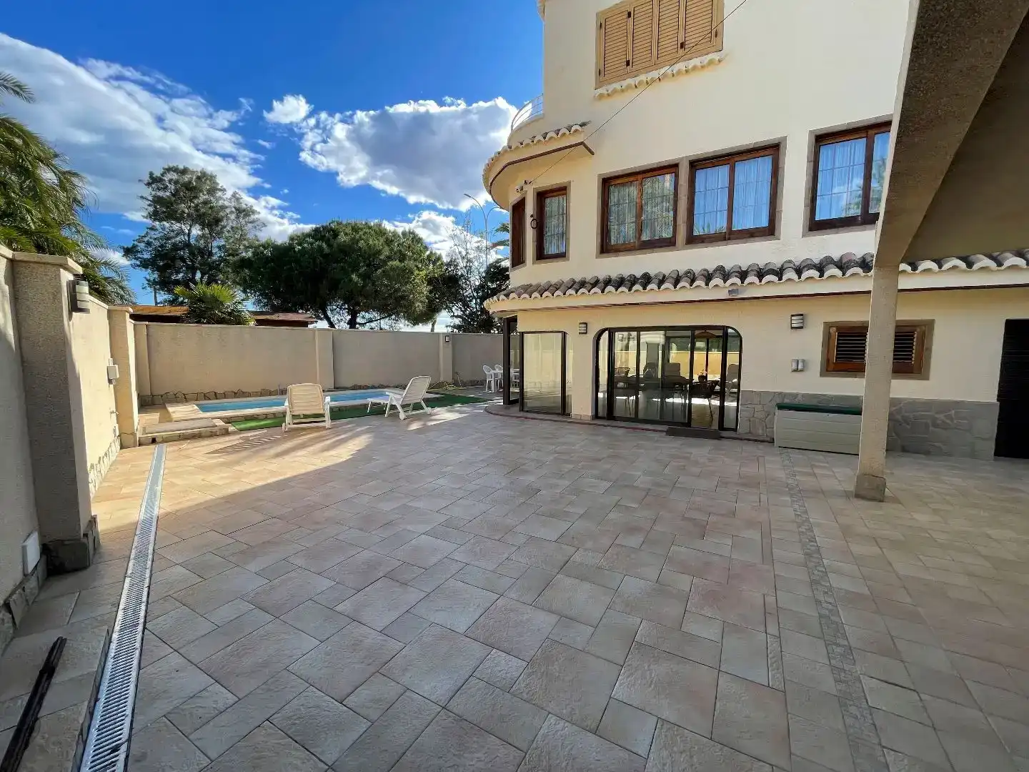 Terrassa de Casa o xalet de lloguer en La Pobla de Farnals amb Aire condicionat, Parquet i Traster