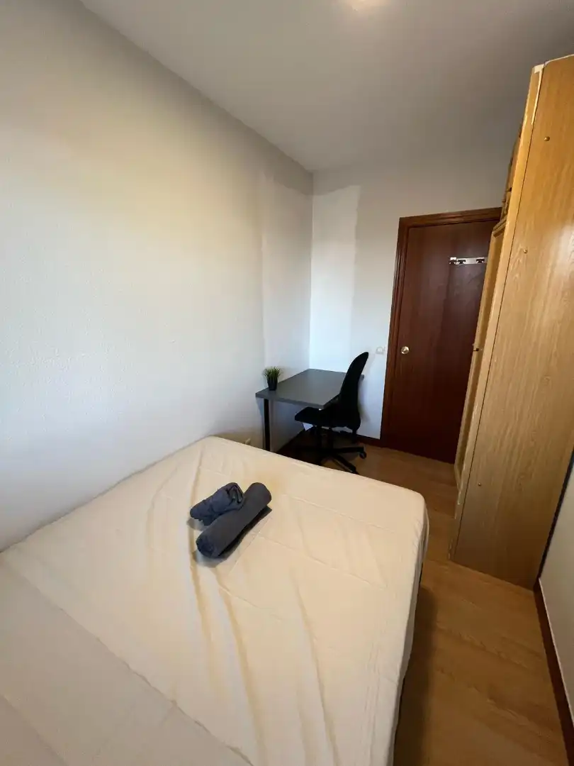 Bedroom of Flat for share in Madrid  with Heating, Terrace and Furnished