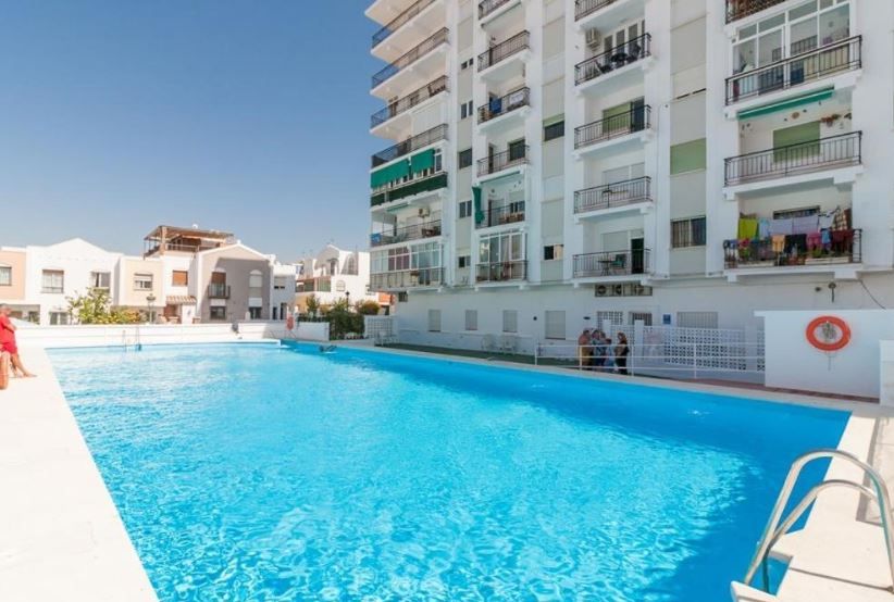 Swimming pool of Flat for sale in Nerja  with Community pool