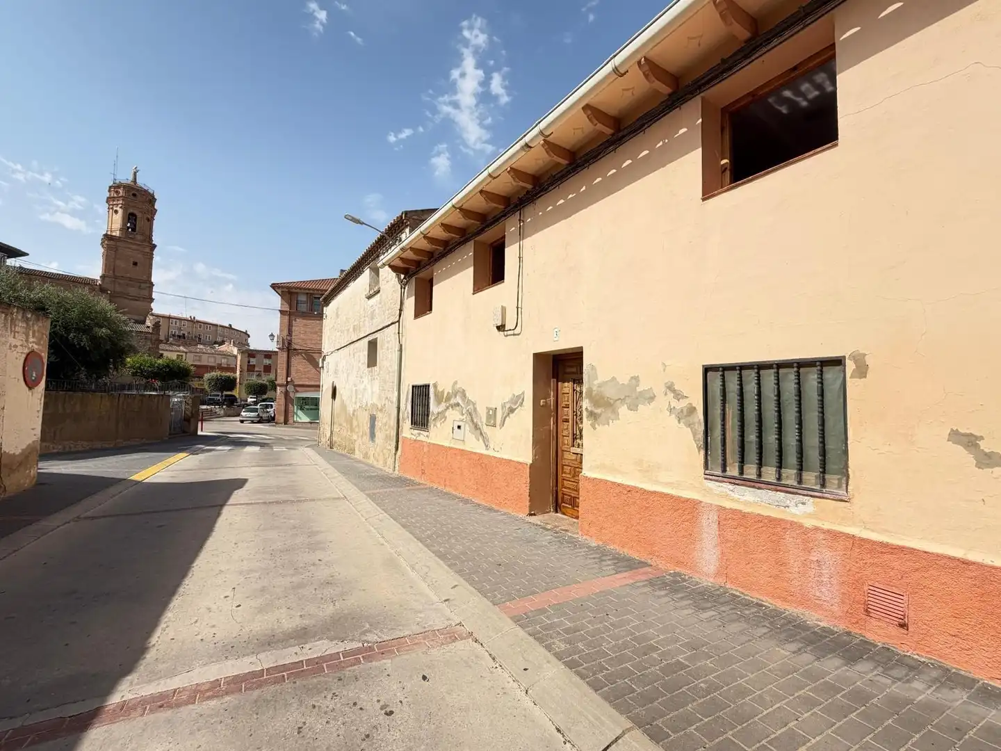Vista exterior de Casa adosada en venda en Mallén