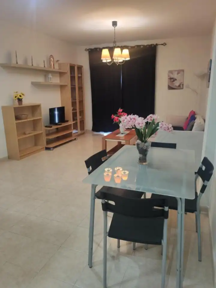 Living room of Flat for sale in Guía de Isora  with Terrace and Furnished