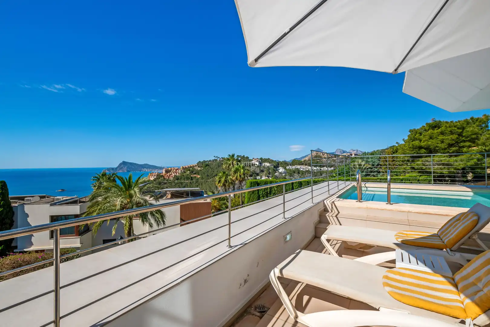 Terraza de Casa adosada en venta en Altea con Aire acondicionado, Jardín privado y Terraza