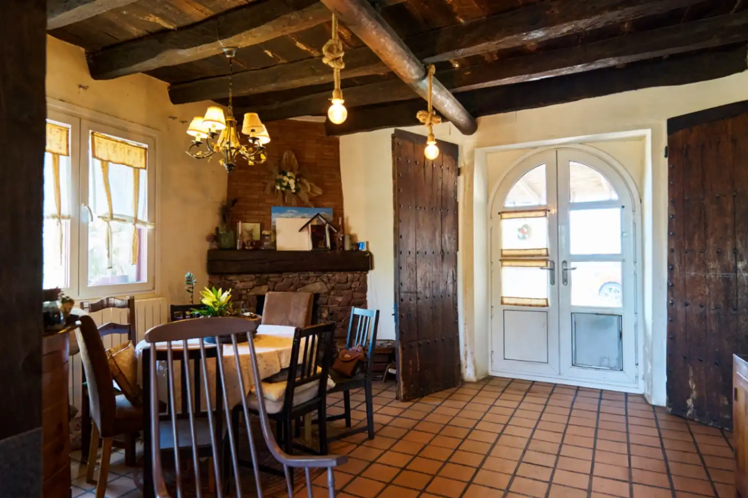 Dining room of Country homes for sale in Santa Eulàlia de Ronçana  with Air Conditioner and Swimming Pool