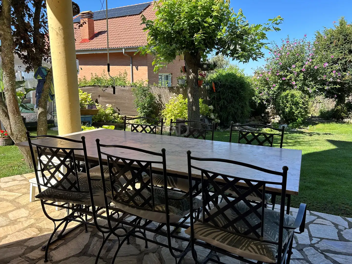 Terraza de Casa o chalet en venta en Sariegos con Calefacción, Terraza y Piscina