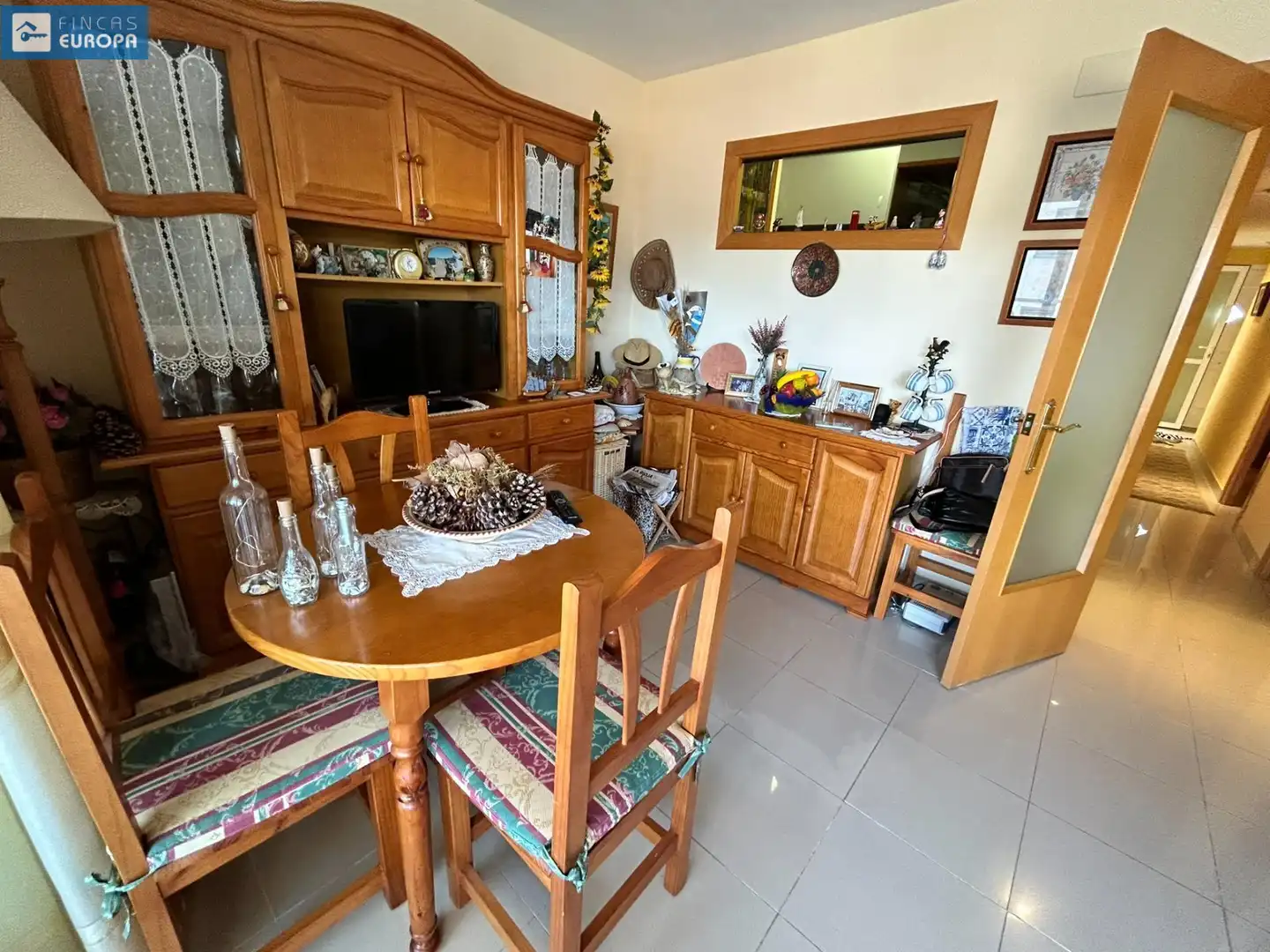 Esszimmer von Dachboden zum Verkauf in Salou mit Klimaanlage, Privatgarten und Terrasse