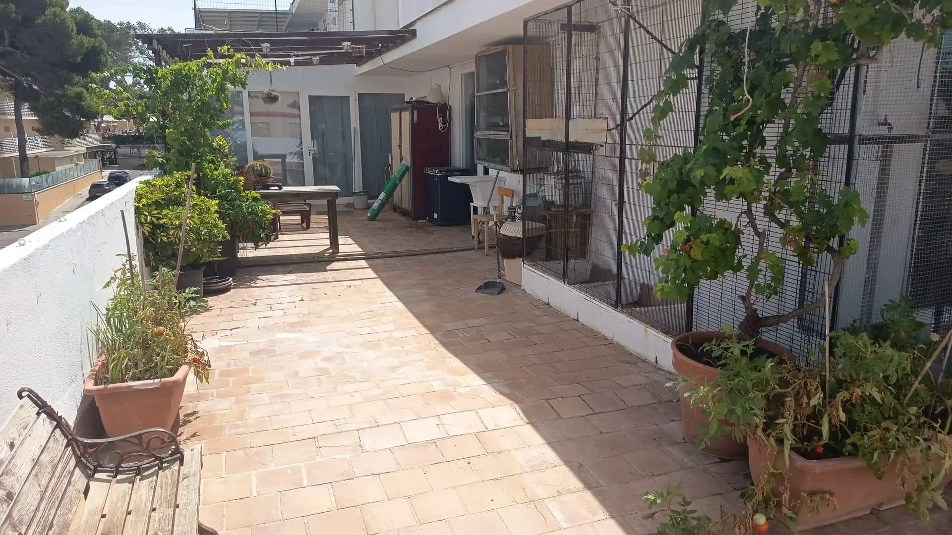 Terrasse von Dachboden zum Verkauf in  Palma de Mallorca mit Terrasse, Möbliert und Ofen