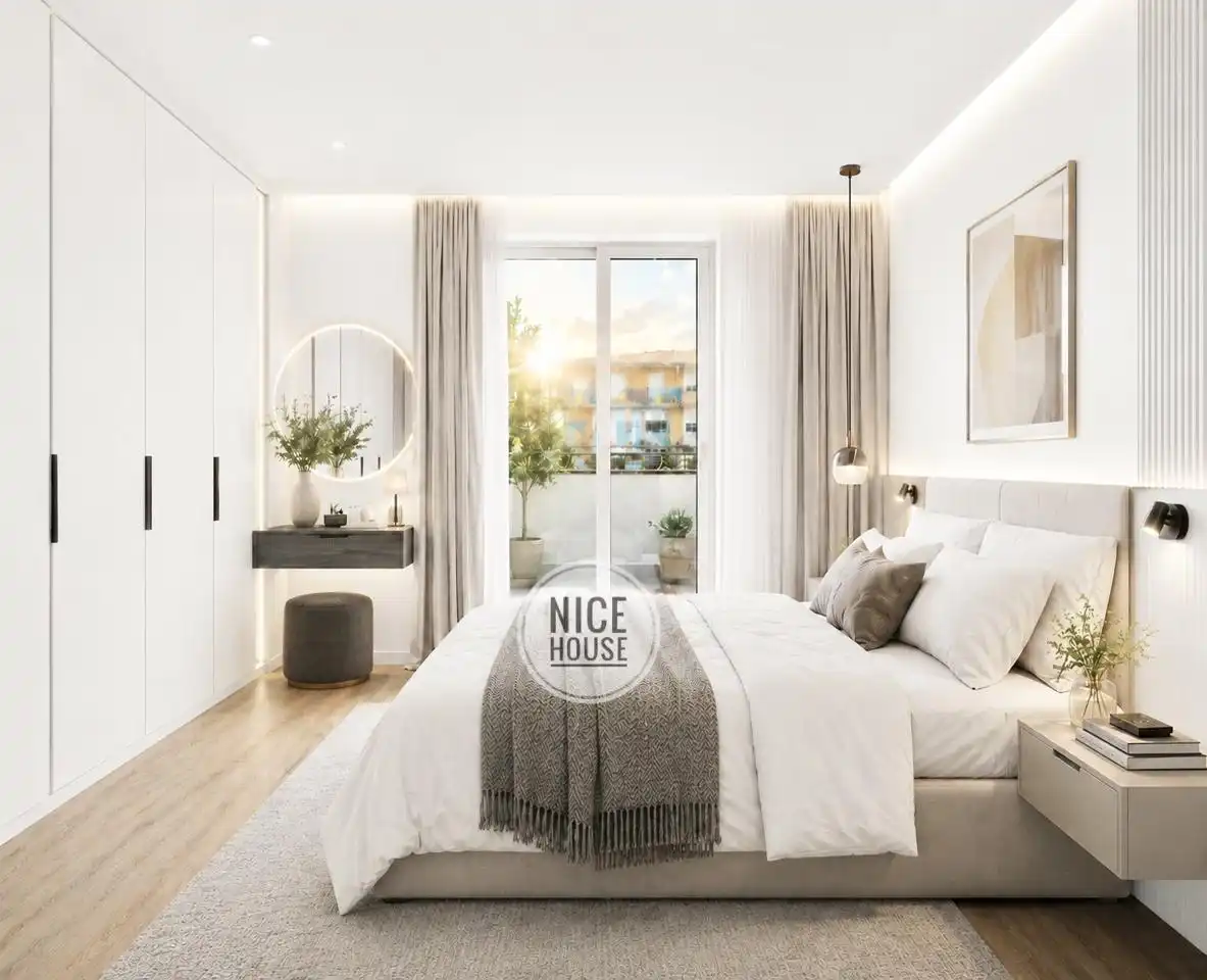Schlafzimmer von Wohnung zum Verkauf in Madrid mit Klimaanlage und Abstellraum